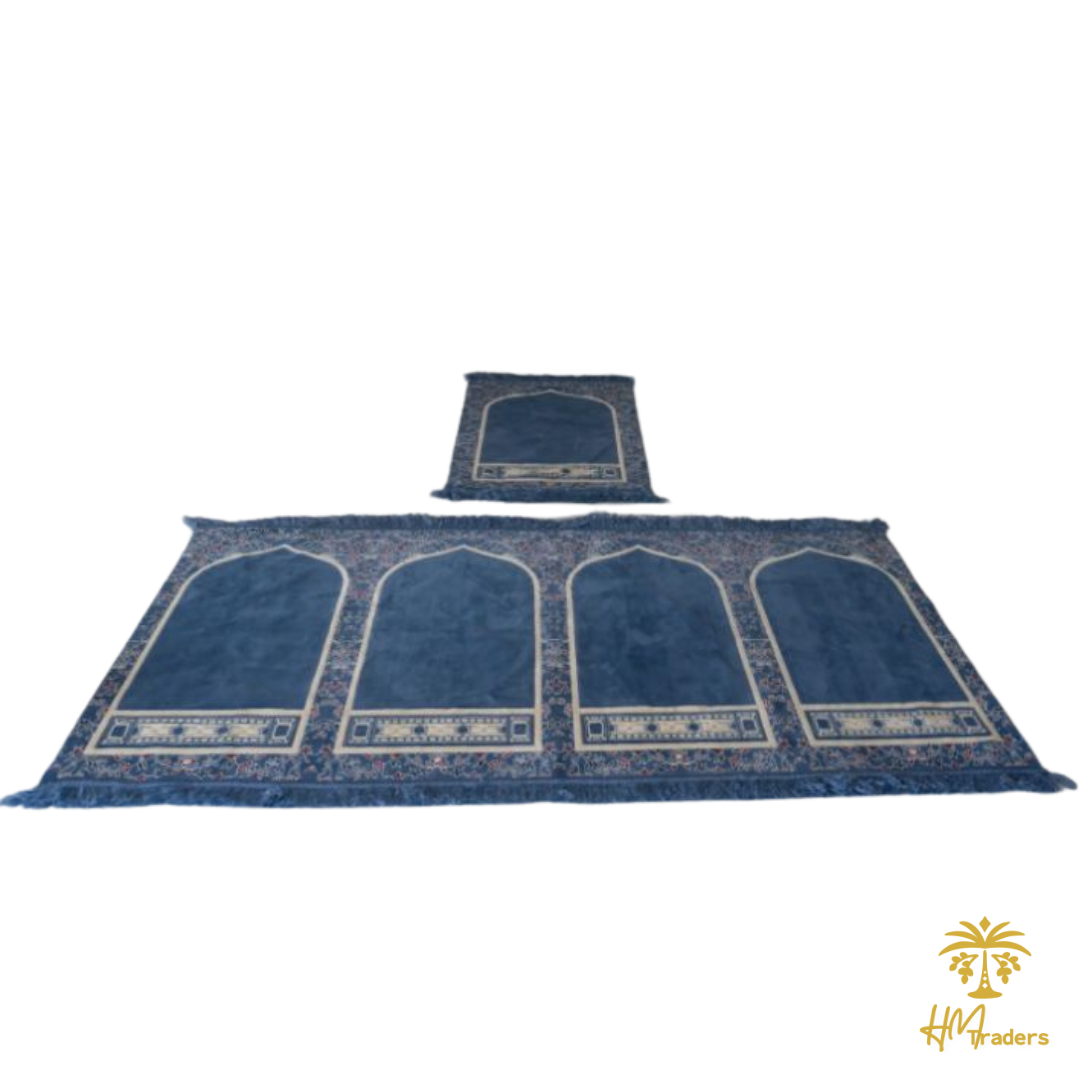 Prayer Mat for Jamaat (Blue) HM Traders
