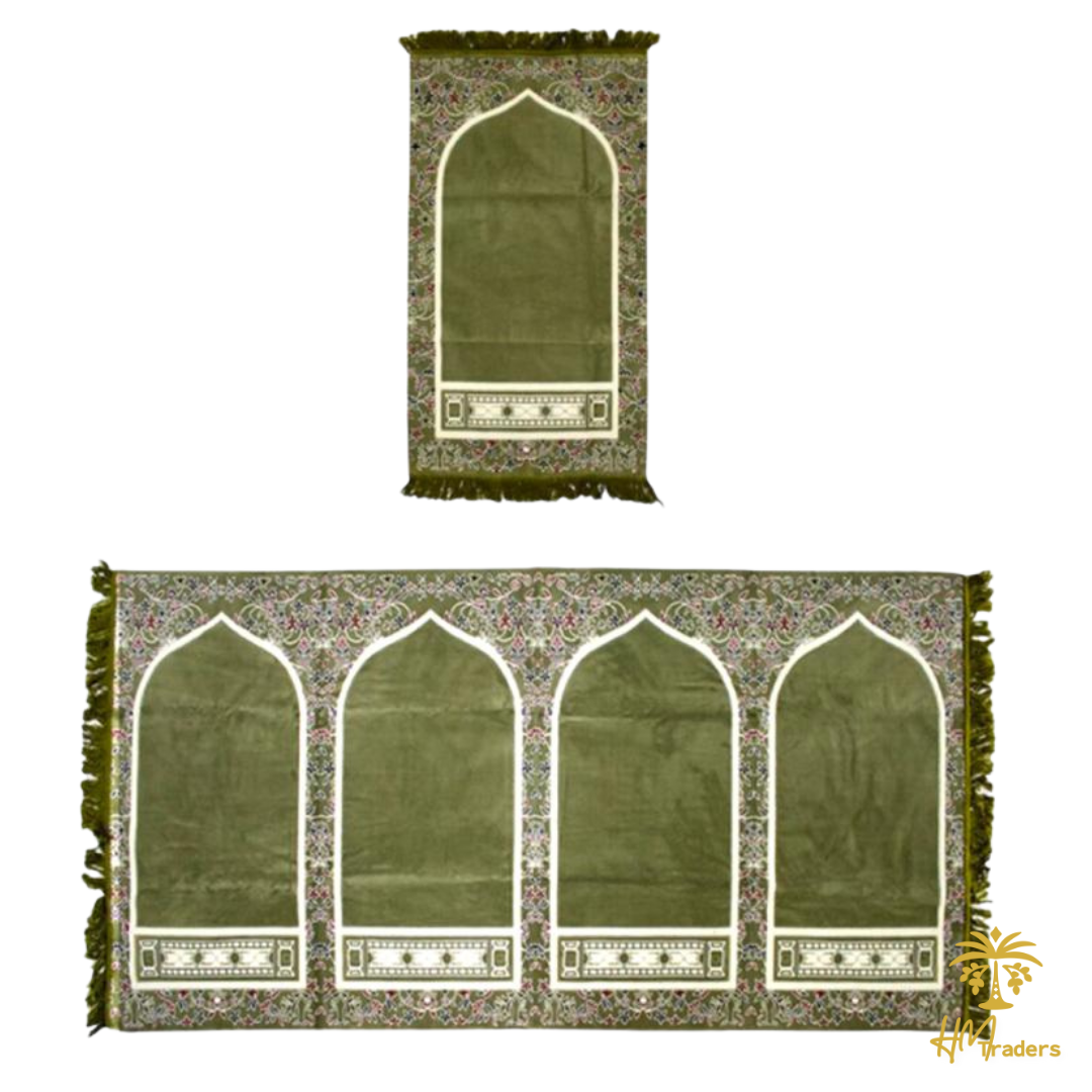 Prayer Mat for Jamaat (Green) HM Traders
