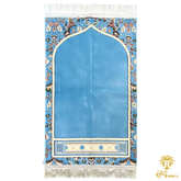Imam e Kaaba Prayer Rug (Light Blue) HM Traders