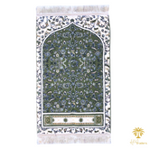 Luxurious  Haramain Prayer Mat - Green HM Traders