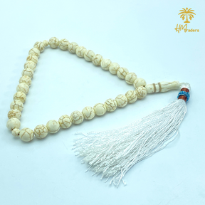 White Feroza Tasbih 10 mm HM Traders