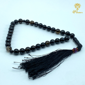 Black Aqeeq Tasbih 10 mm HM Traders