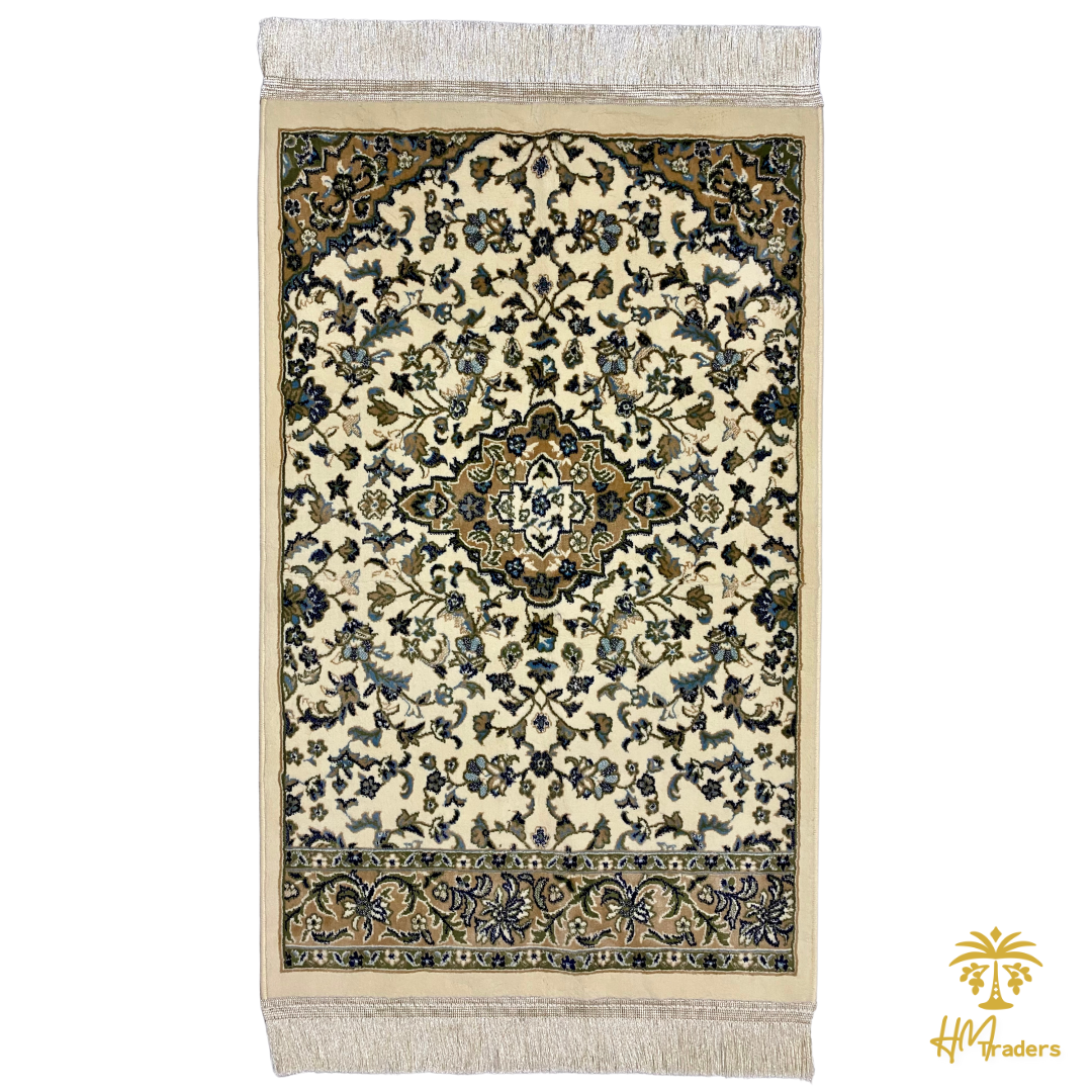 Rawda Premium Prayer Mat (Cream) HM Traders