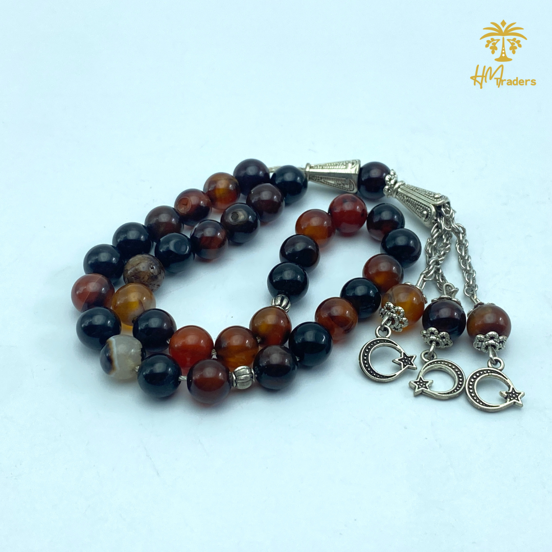 Brown Aqeeq Tasbih (Chain) HM Traders