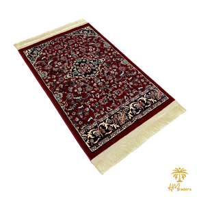 Rawda Premium Prayer Mat (Red) HM Traders