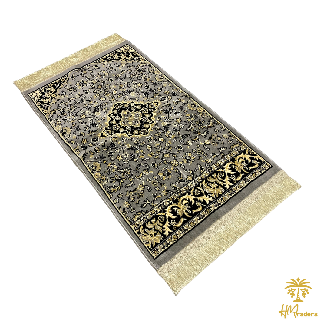 Rawda Premium Prayer Mat (Light Gray) HM Traders