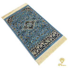 Rawda Premium Prayer Mat (Light Blue) HM Traders