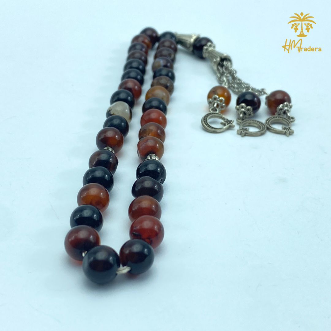 Brown Aqeeq Tasbih (Chain) HM Traders