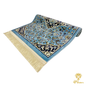 Rawda Premium Prayer Mat (Light Blue) HM Traders