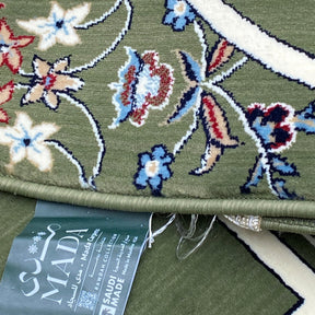 Imam e Kaaba Prayer Rug (Green) HM Traders