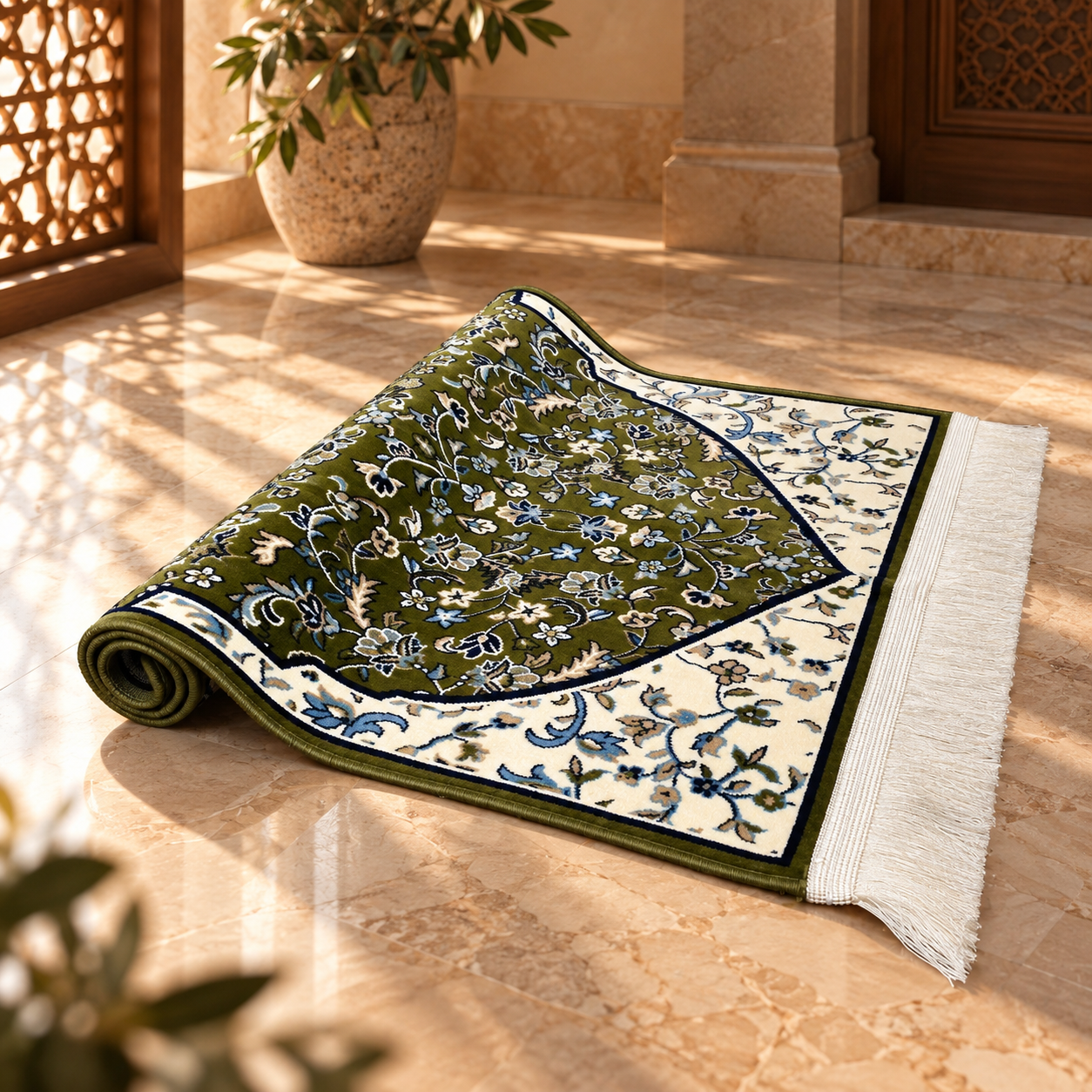 Al Rawada Prayer Mat 4mm HM Traders