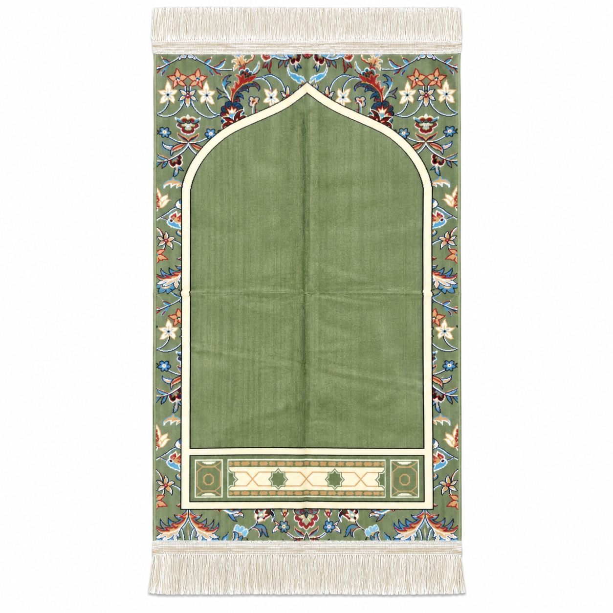 Imam e Kaaba Prayer Rug (Green) HM Traders