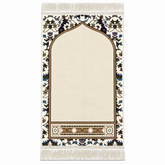 Imam e Kaaba Prayer Rug (Cream) HM Traders