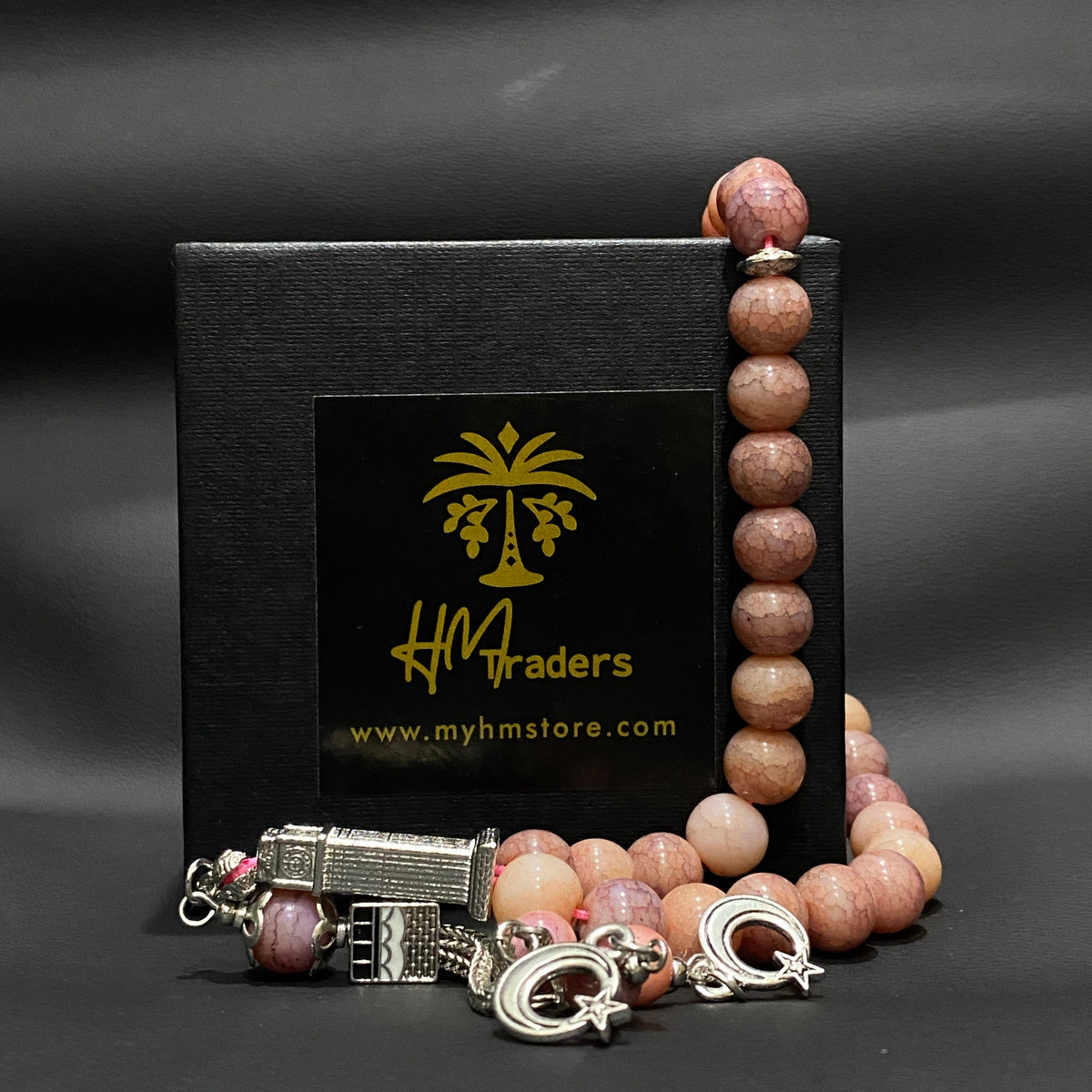 Rhodochrosite Stone tasbeeh HM Traders