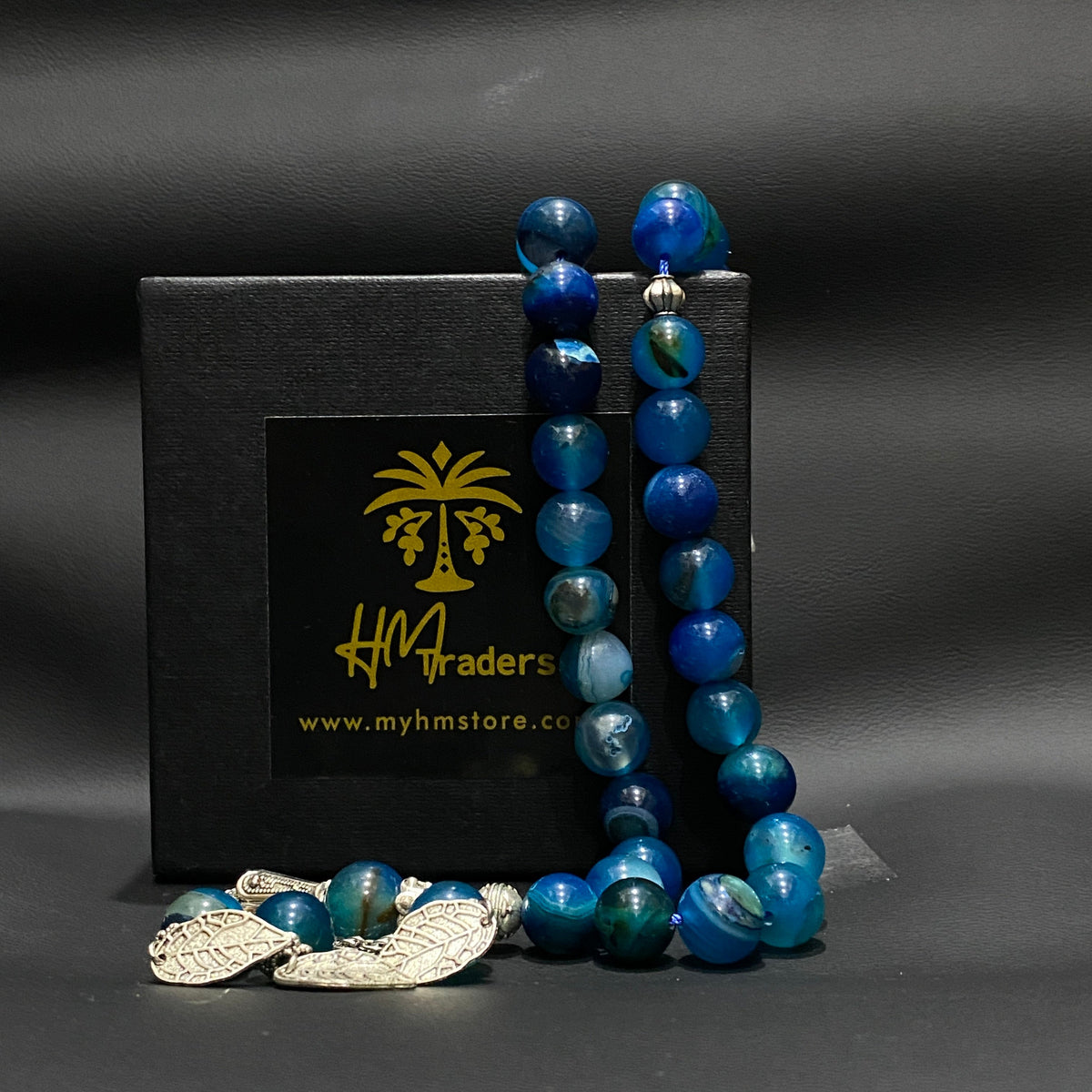 Blue Aqeeq Tasbih (Chain) HM Traders