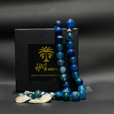 Blue Aqeeq Tasbih (Chain) HM Traders