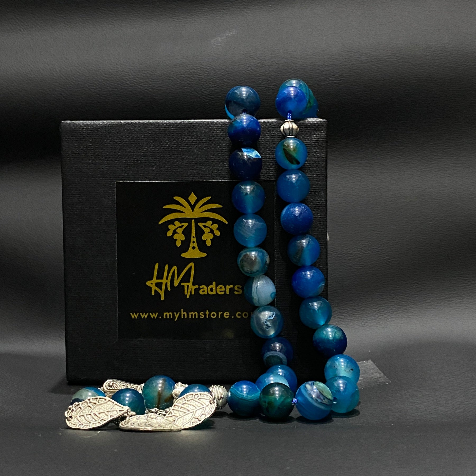 Blue Aqeeq Tasbih (Chain) HM Traders
