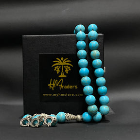 Blue Feroza Tasbih (Chain) 10 mm HM Traders